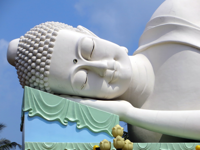 sleeping, 4K, representation, caodai, sculpture, religion, buddhism, architecture, thailand, asia, white color, spirituality, viet nam, sky, place of worship