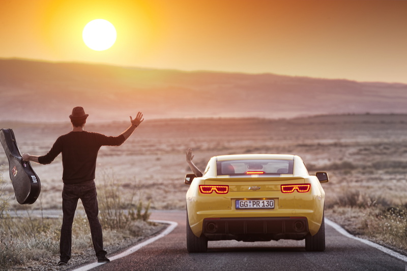 real People, land Vehicle, arms raised, one Man Only, women, guitar, nature, holding, heterosexual Couple, camaro, hand, females, caucasian Ethnicity, dusk