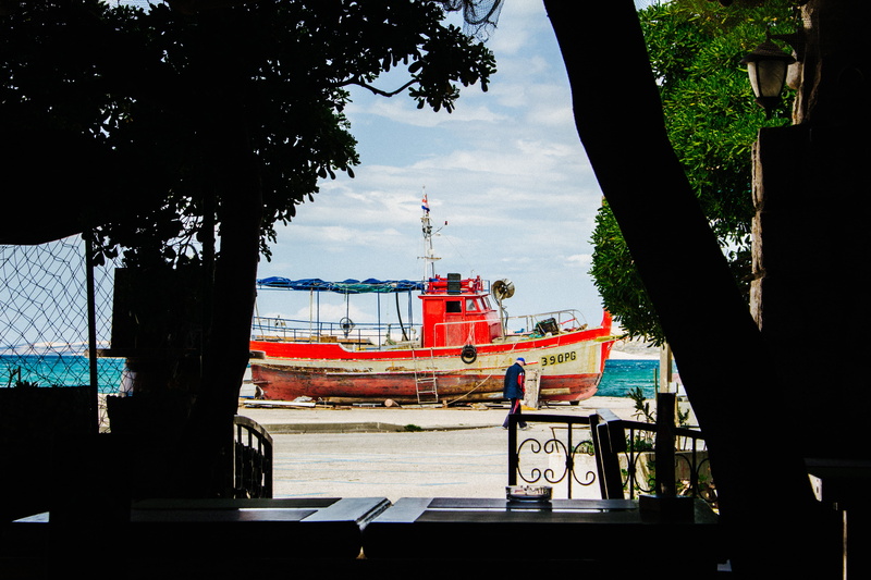 tree, outdoors, travel, sea, 5K, cloud - sky, fishing industry, cloudy, sky, no people, nautical vessel, plant, mode of transportation, nature, croatia