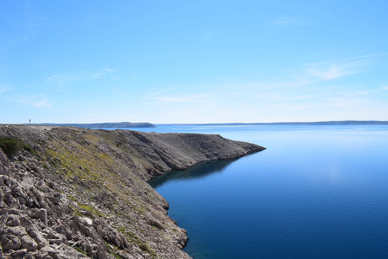 water, idyllic, Pag, Cliff, horizon over water, horizon, croatia, nature, tranquility, mountain, scenics - nature, tranquil scene, scenics, sky, cliff
