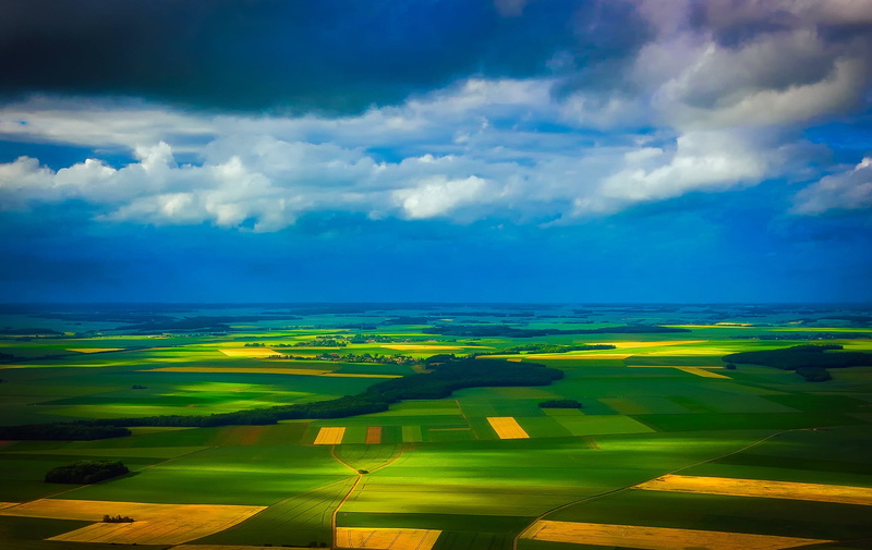 patchwork landscape, scenics - nature, summer, photography, no people, france, clouds, green color, beauty in nature, landscape, eye, countryside, s, field