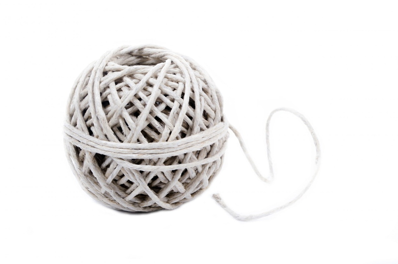 truss, household, twine, coarse, cut out, no people, cord, culinary, brown, cuisine, handcraft, gray, ball, yarn, rough, wool, white color, square, hemp