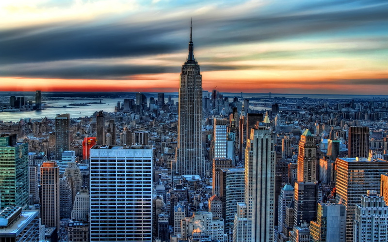 new, 2K, york, hdr, city