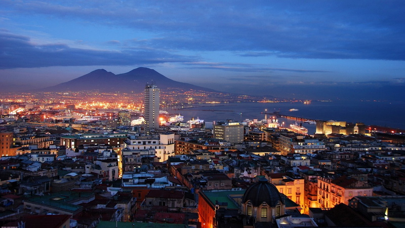 italian, building, cities, city, italy, napoli, 1080P, naples, buildings