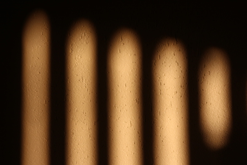 shape, black background, Pattern, building, full frame, textured, 5K, close-up, day, bright, illuminated, no people, black color, texture, in a row, decorative