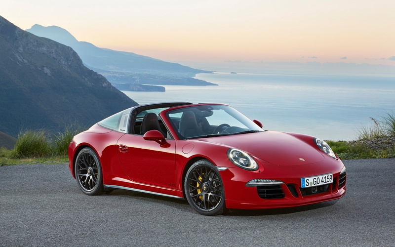 2015, gts, targa, porsche, hd, red, 720P, car, porche
