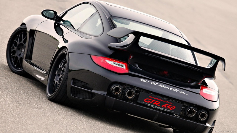 black, 1080P, gtr, coupe, cars, porche