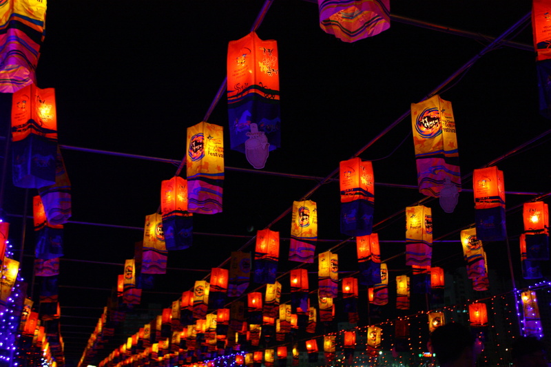 built structure, lantern, city, congratulations, multi colored, low angle view, Oil, chinese new year, Lights, hanging, black background, building, oil etc