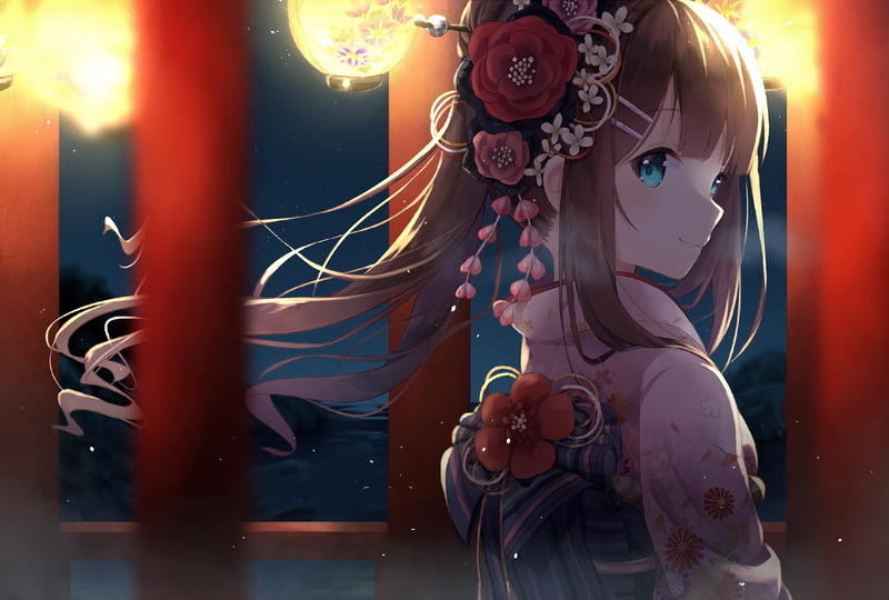 creativity, Long Hair, real people, representation, 1080P, standing, human representation, women, bow (Clothing), Anime, outdoors, celebration, decoration