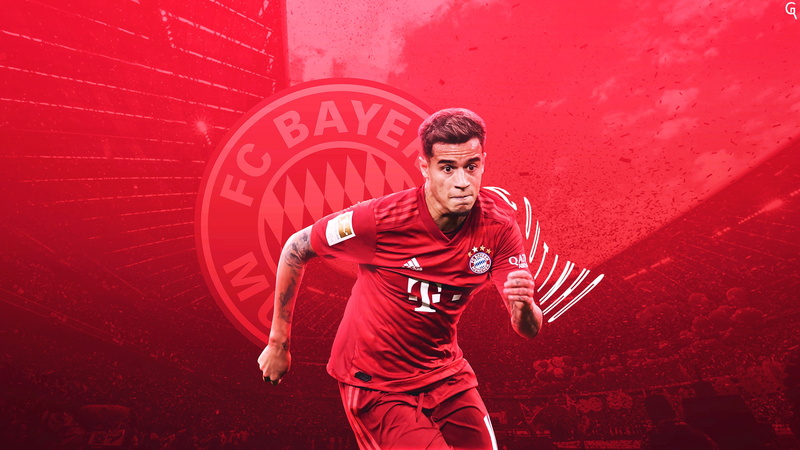 Brazilian, Philippe Coutinho, Soccer, 4K, FC Bayern Munich