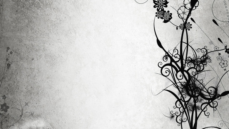 white, 1080P, hd, patterns, Flowers, nature, floral, background, Abstract, x, gray, art
