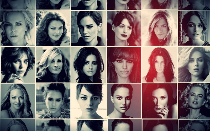 body part, women, collage, celebrity, composite image, close-up, actress, 720P, looking at camera, choice, multiple image, female likeness, indoors, variation