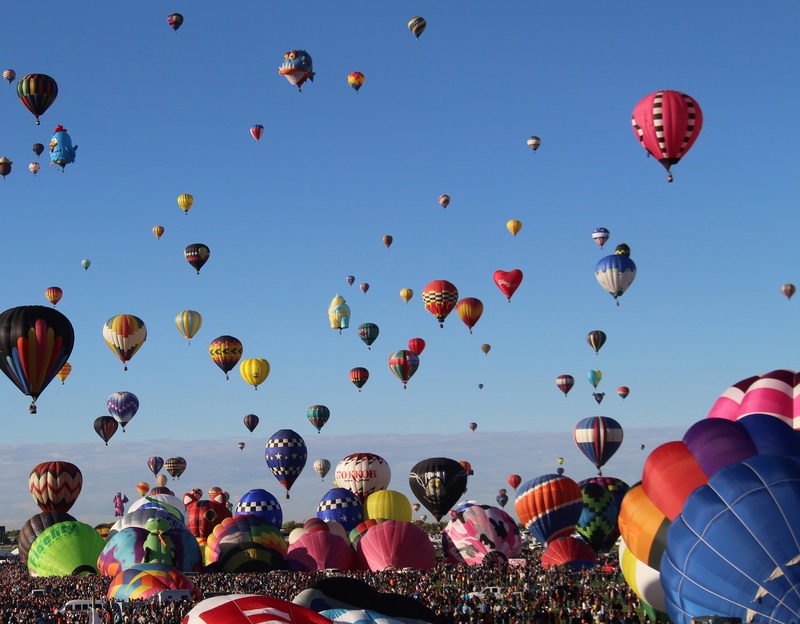 vehicles, new mexico, hot, photo, lot, albuquerque balloon fiesta, group of people, 1080P, festival, flying, balloon, logos, activity, hot air balloons