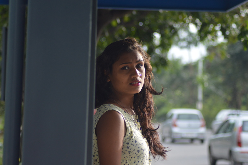 female, shed, young women, photoshoot, eyes, motor vehicle, blouse, contemplation, youth, person, looking away, leaning, young, street, one person, portrait