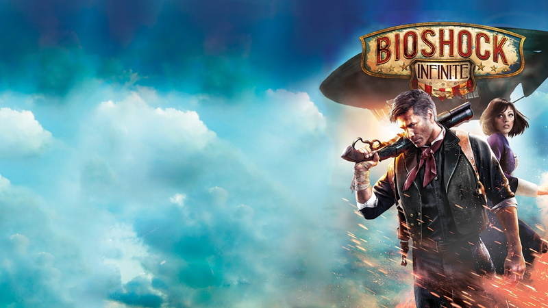 skies, bioshock infinite, booker dewitt, comstock, hd, 1080P, elizabeth comstock, dewitt, blimp, infinite, Clouds, bioshock, elizabeth, art, video, games