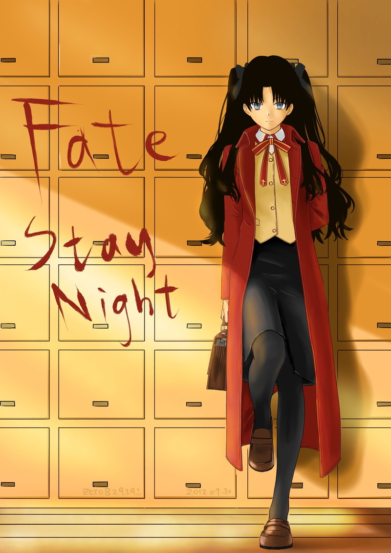 fashion, shopping, women, standing, adult, red, clothing, full length, Fate/Stay Night, indoors, one person, pants, person, leisure activity, Fate Series