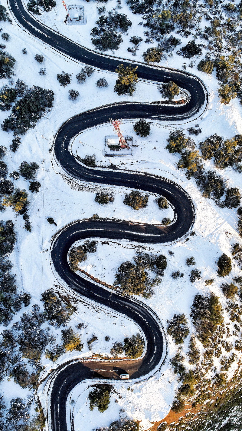 nature, forest, lo barnechea, plant, aerial view, black, daytime, hacienda, tree, outdoors, transportation, 4K, wheel, pattern, car, chile, motor vehicle