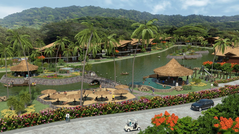 day, palm, scenics - nature, The Lakes of Hacienda Matapalo, beauty in nature, group of people, water Park, water, palm trees, nature, pool, stay, outdoors