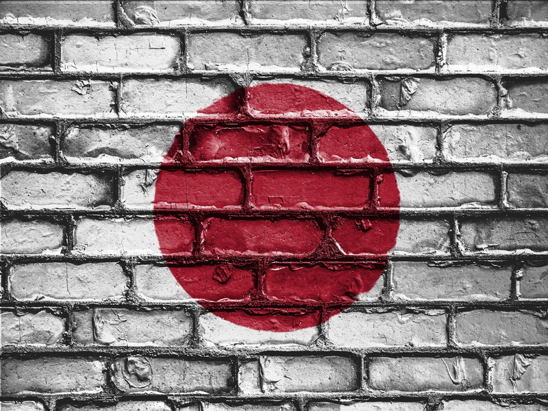 geometric shape, art and craft, backgrounds, wall, day, architecture, country, patriotic, textured, shape, patriotism, close-up, japan, building exterior