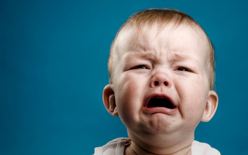 blue background, crying, s, human face, depression - sadness, innocence, colored background, emotion, negative emotion, sadness, frustration, indoors, offspring