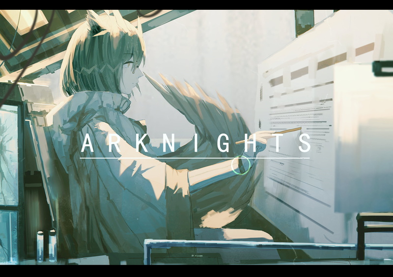 Alcxome, anime, Silence(Arknights), Arknights, anime girls, 2K