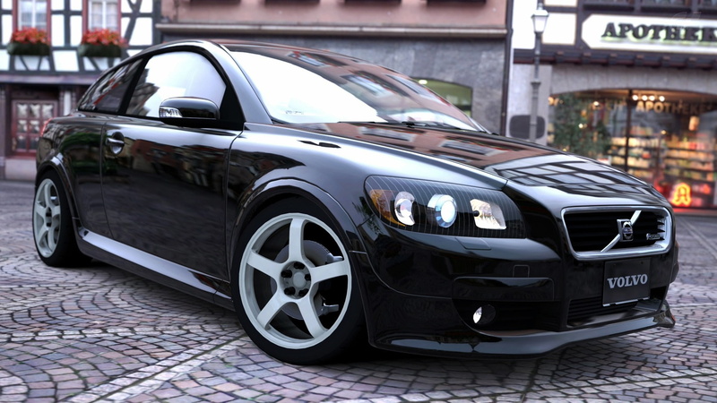 computer, vehicles, art, Volvo, c, 1080P, cars, graphics, turismo, t, wheels, hd, gran, automobiles, video, games