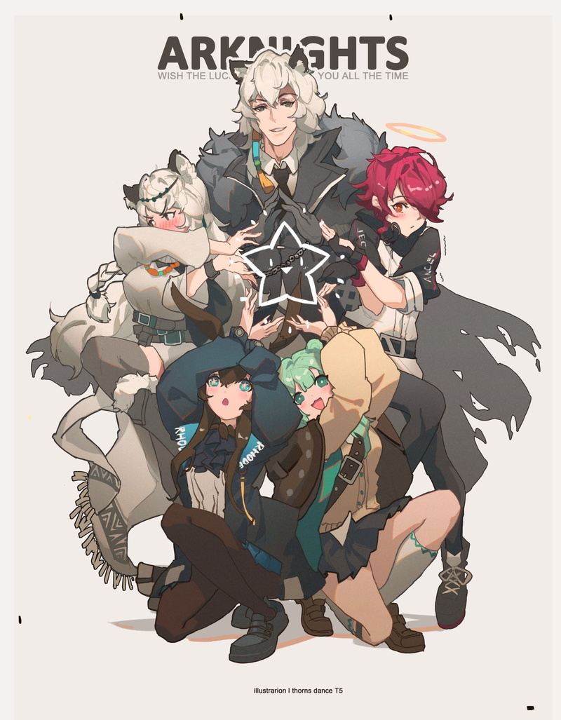 T5, 1080P, Arknights, portrait display