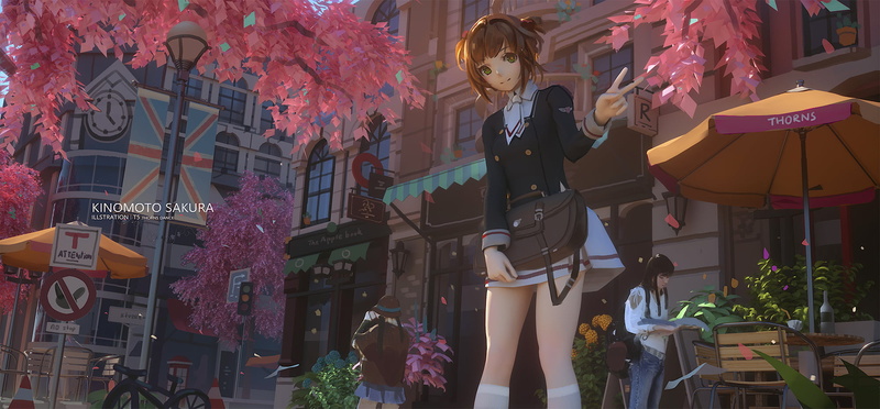 anime girls, 1080P, T5