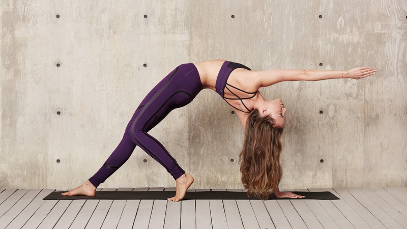 wood, beautiful woman, young adult, barefoot, stretching, yoga, adult, young women, hair, lifestyles, people, strength, balance, vitality, exercising, bending over backwards