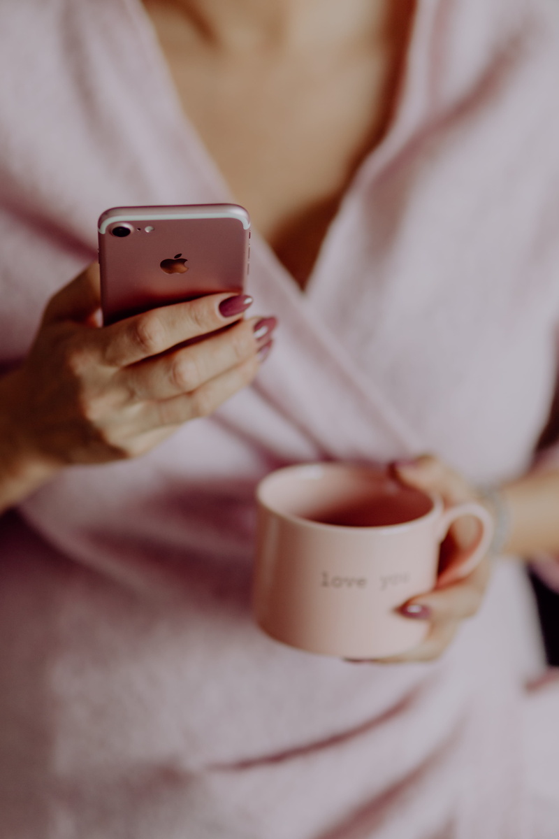 hand, smartphone, texting, adult, portable information device, food and drink, tech, hands, technology, connection, hot drink, mobile, woman, apple iphone