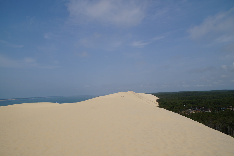 cloud - sky, ocean, tranquility, arcachon, dune, sea, landscape, horizon over water, idyllic, atlantic coast, grande, atlantic, outdoors, beach, dune du pilat