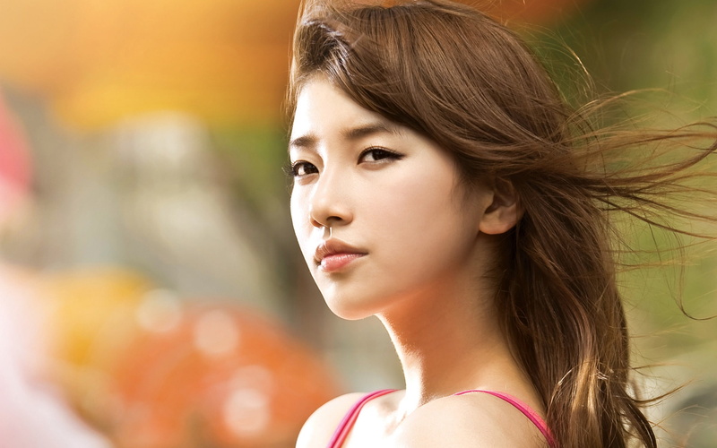 bae, beauty, adult, brown hair, close-up, headshot, human body part, suzy, beautiful people, young women, outdoors, contemplation, girls, looking, hd, hairstyle
