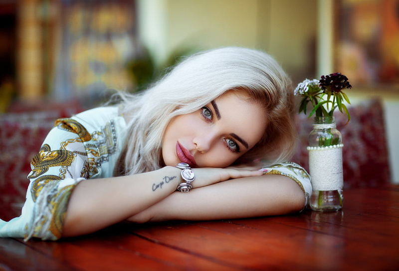 Women, Blonde, Hakan Erenler, Woman, Girl, Model, 1080P