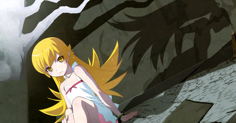 Anime, Long Hair, Monogatari (Series), 5K, Blonde, Kiss-shot Acerola-orion Heart-under-blade, Yellow Eyes, Shinobu Oshino, Girl