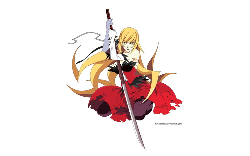 Kiss-shot Acerola-orion Heart-under-blade, Shinobu Oshino, Anime, 1080P, Monogatari (Series)