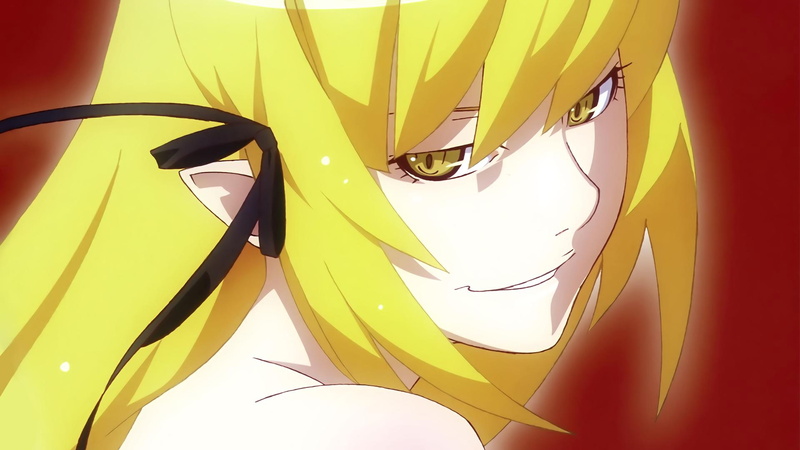 Monogatari Series, anime, blonde, long hair, anime girls, Oshino Shinobu, 4K