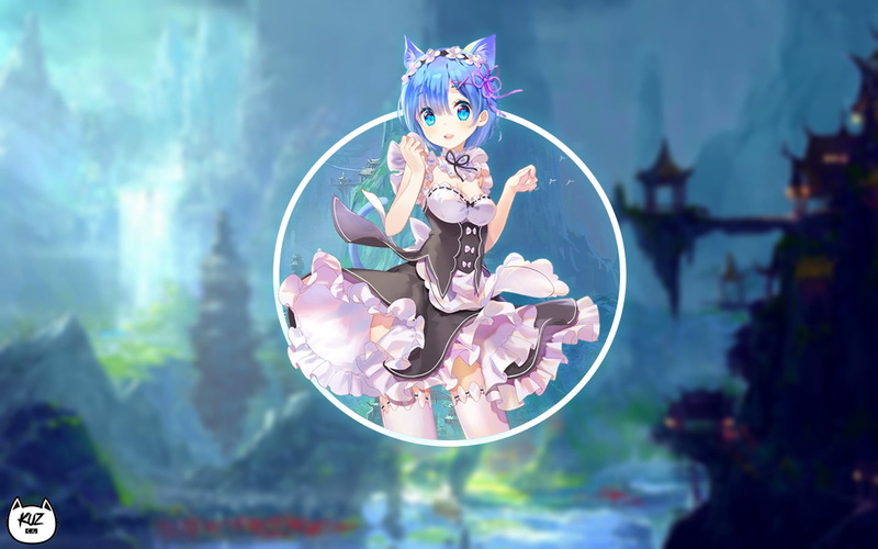 food and drink, anime girls, still life, event, decoration, focus on foreground, representation, Re:Zero Kara Hajimeru Isekai Seikatsu, human representation