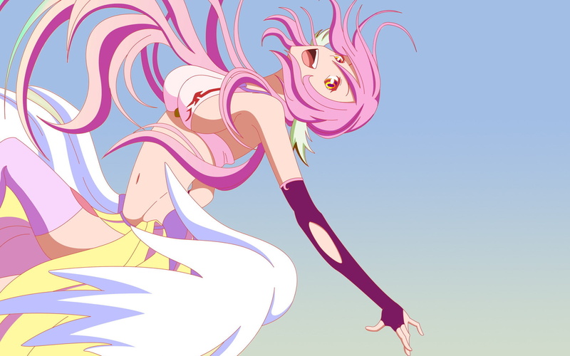 720P, No Game No Life, Jibril, detached sleeves