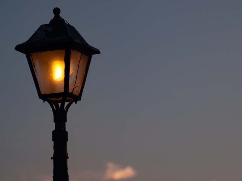 black, low angle view, street light, gas light, lighting, orange color, light, electric light, electric lamp, 2K, metal, clear sky, no people, street