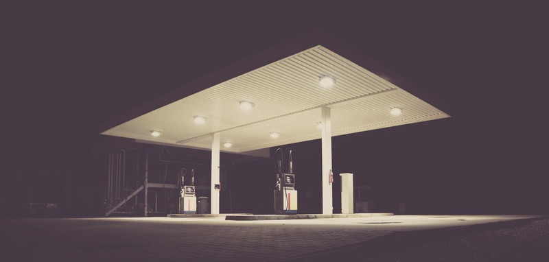 indoors, no people, night, lighting equipment, domestic room, gasoline station, fuel pump, consumerism, business, refueling, absence, 4K, modern, illuminated