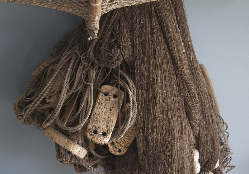 fishing, focus on foreground, net, day, pattern, still life, tied up, 4K, rope, fishing nets, hairstyle, textured, wood - material, gray, nature, brown