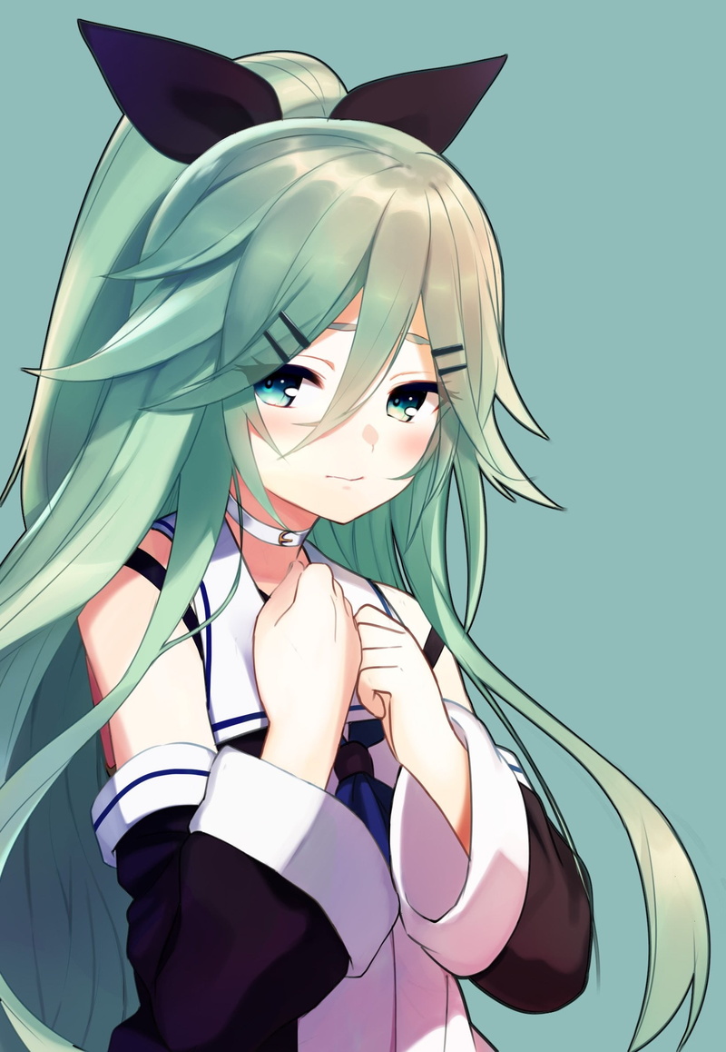 anime, long hair, hair, human body part, lifestyles, indoors, hairstyle, aqua hair, Kantai Collection, aqua eyes, offspring, anime girls, cute, boys, adult