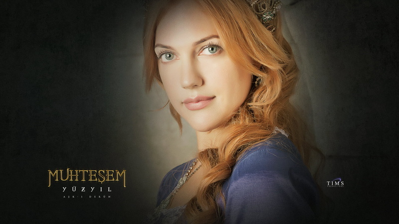 casual clothing, females, accessory, caucasian Ethnicity, Hürrem, gold, Magnificent century, headshot, portrait, beauty, Hurrem Sultan, s, blond hair, beautiful woman