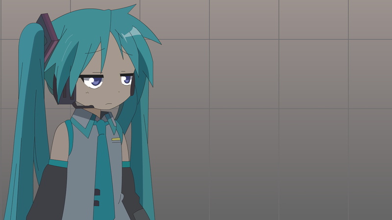 hair accessories, Kagamiku, vector, blue eyes, twintails, microphone, Lucky Star, Hatsune Miku, 4K, neckties, headsets, Hiiragi Kagami, detatched sleeves