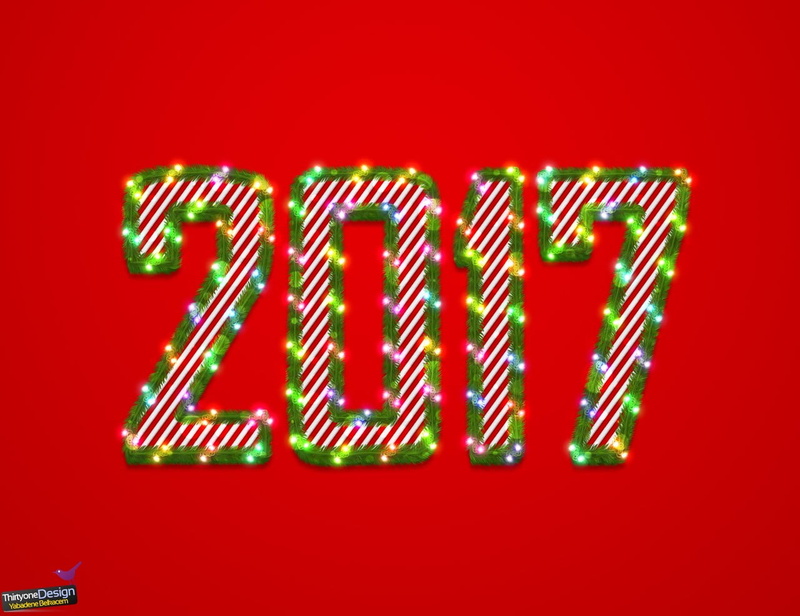 food, studio shot, colored background, western script, holiday, 2017 (Year), capital letter, text, illustration, food and drink, neon, sign, red, indoors