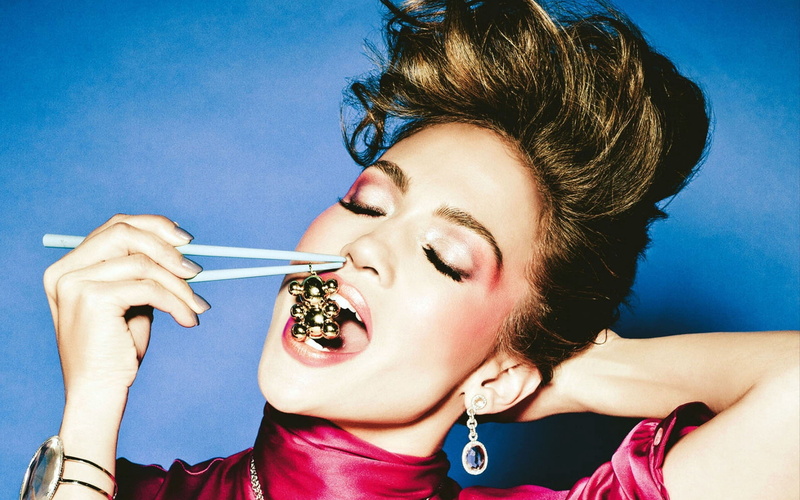 suspension, make-up, young Women, pin-Up Girl, jennifer lopez, mouth open, beauty, sensuality, beautiful, mouth, human Face, leisure activity, retro Styled