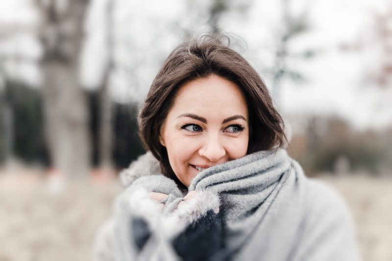 model, photoshoot, winter, skin, daytime, wear, human, smiling, eyes, emotion, young women, style, adult, girl, person, hairstyle, outdoors, sweater, brown hair