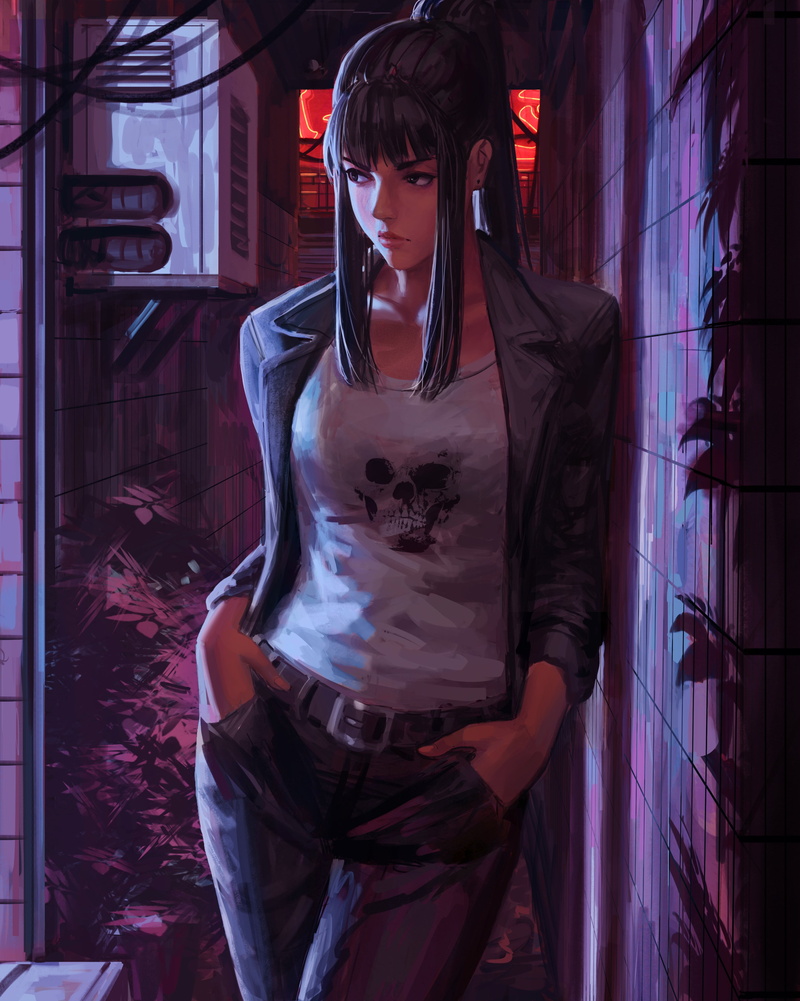 GUWEIZ, Bad guys, portrait, drawing, fictional character, artwork, 4K, digital art