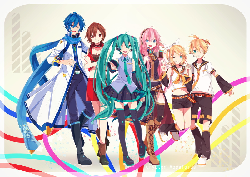 Len Kagamine, Anime, Rin Kagamine, Vocaloid, Kaito (Vocaloid), Hatsune Miku, Meiko (Vocaloid), Luka Megurine, 4K