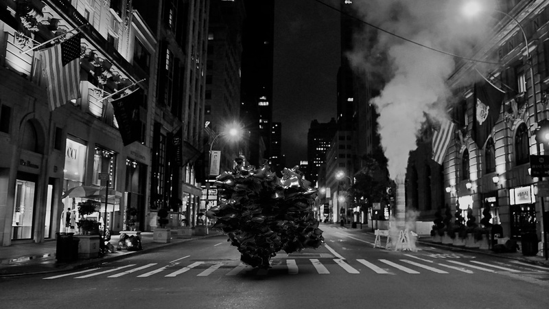 monochrome, car, road marking, night, symbol, the way forward, photo, 1080P, direction, mode of transportation, transportation, city, grayscale, illuminated